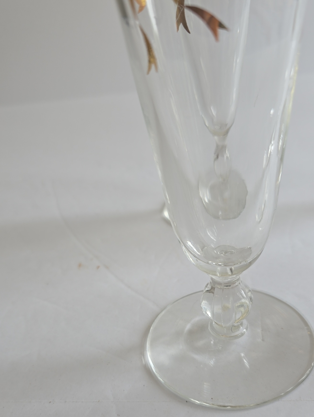 Vintage Libbey Set Of 4 Rose Classic Pilsner Glasses Flutes - Picture 7 of 14